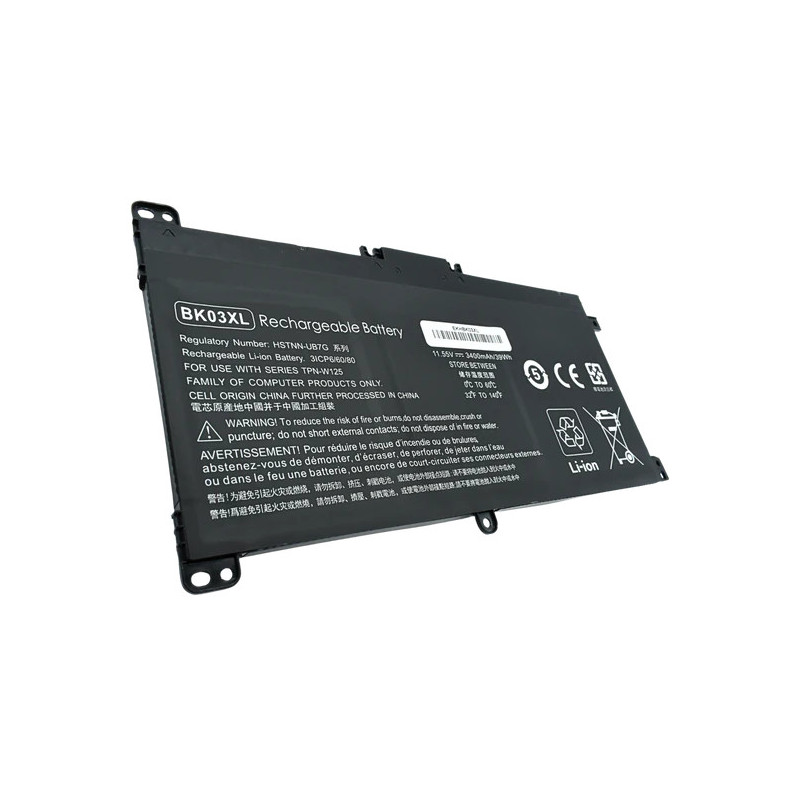 EKHBK03XL Bateria Interna (P) 11.55V para HP Pavilion x360 Convertible PC 14 Series PC 14m Series X360 14-BA000 Series BK03XL EKHBK03XL Bateria Interna (P) 11.55V para HP Pavilion x360 Convertible PC 14 Series PC 14m Series X360 14-BA000 Series BK03XL