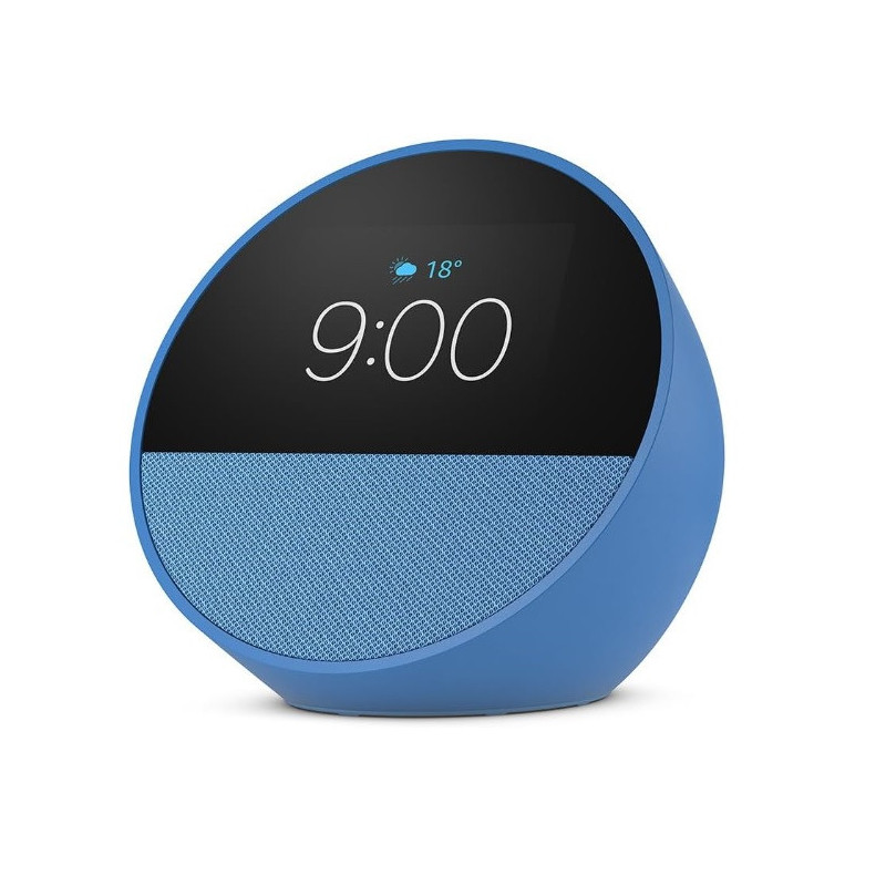 Asistente Amazon ECHO SPOT pantalla 2.83 pulgadas azul
